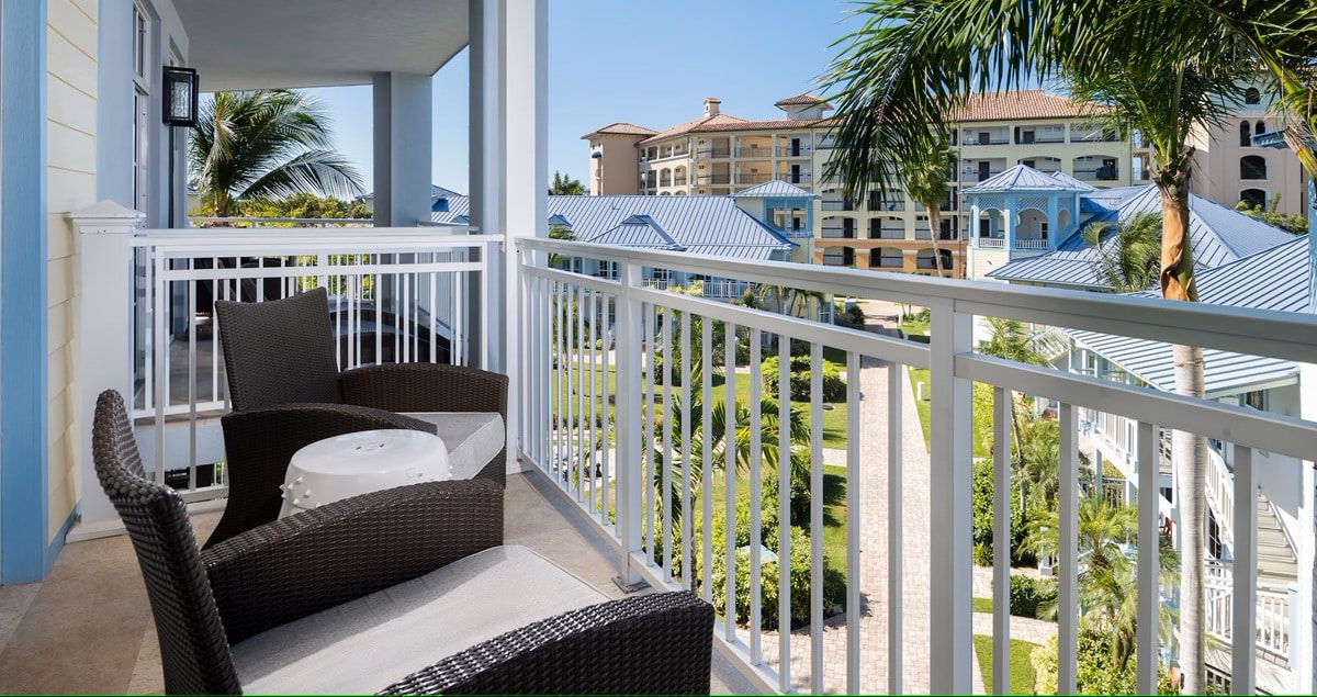 Balcony view of the Key West Luxury Concierge Room