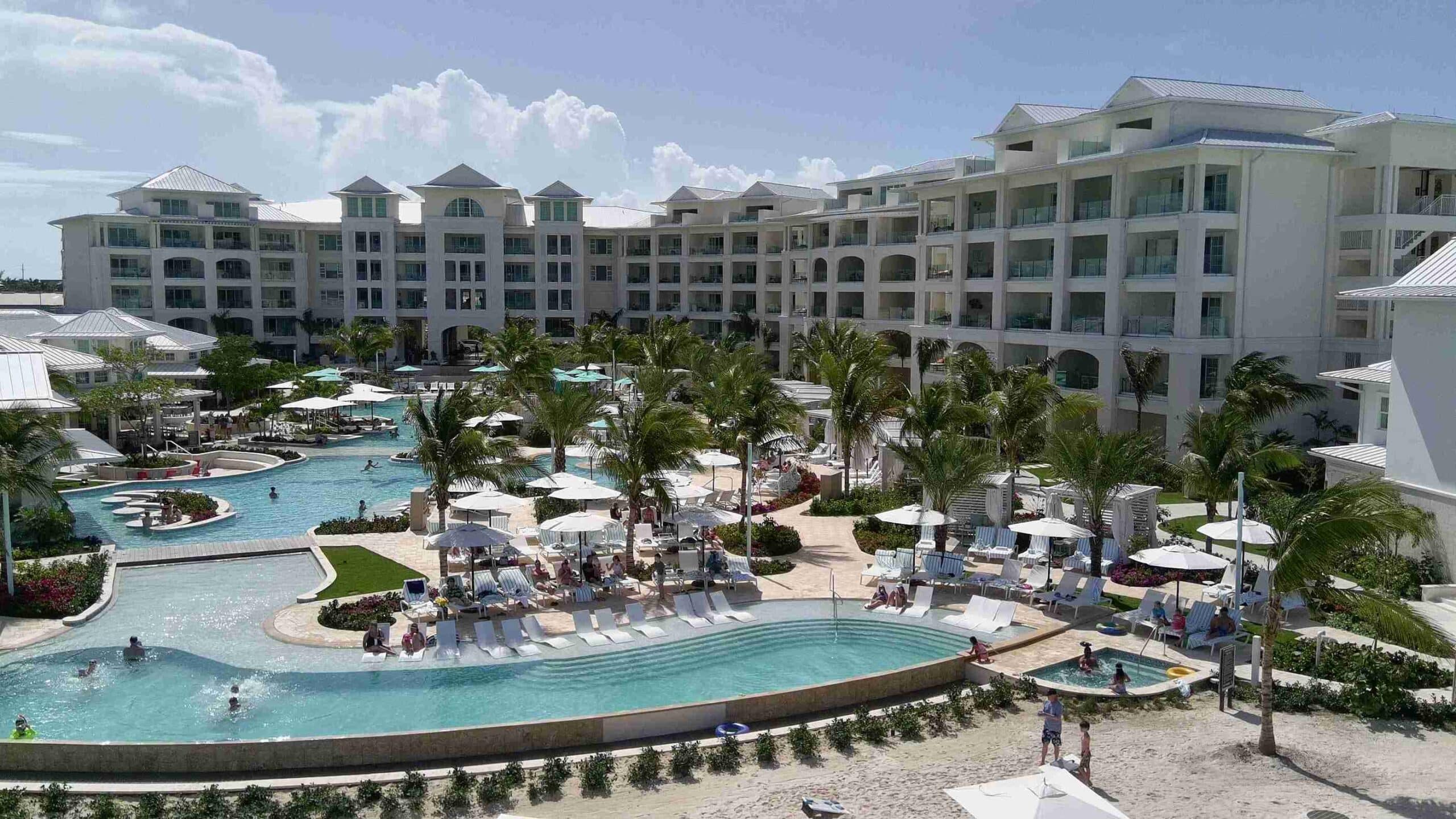 Aerial view of the treasure beach village